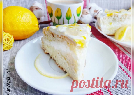 Торт Лимонное облако - пошаговый рецепт с фото. Автор рецепта Наташа . - Cookpad