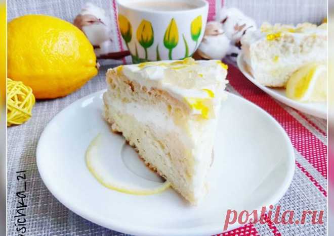 Торт Лимонное облако - пошаговый рецепт с фото. Автор рецепта Наташа . - Cookpad