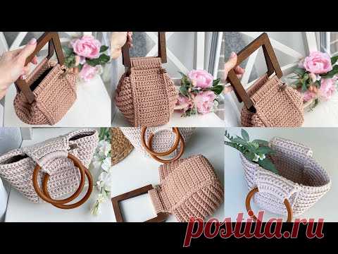 От ЗАКАЗОВ НЕТ ОТБОЯ🤩!!! СУМКА ТРЕНД 2021!!! Сумка-корзина из трикотажной пряжи или шнура!