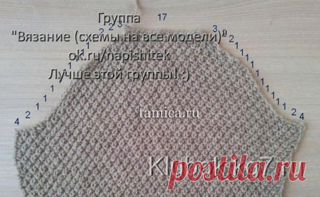 Вяжем окат рукава | Клубок