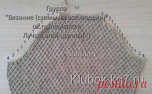 Вяжем окат рукава | Клубок