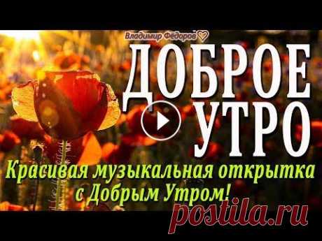 Доброе Утро! Всё Хорошо! Красивая Музыкальная Открытка с Добрым Утром! (читает Владимир Фёдоров) Канал &quot;Екклесиаст&quot; - Всё хорошо... Мир просто замер... Планета отдыхает от людей... Не беспокойтесь, это лишь экзамен Перед открытием других...