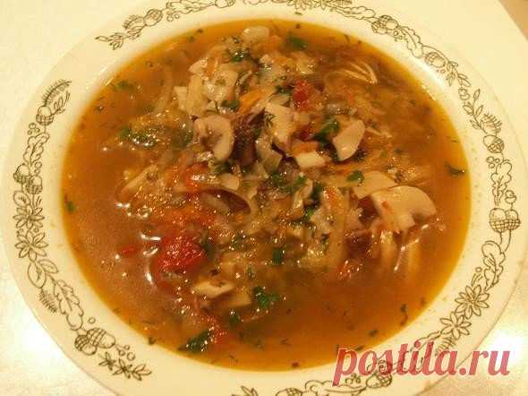 Солянка грибная - Простые рецепты Овкусе.ру