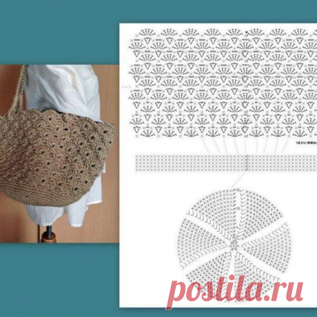 Пляжные сумки крючком: 10 схем и идей ~ Свое рукоделие