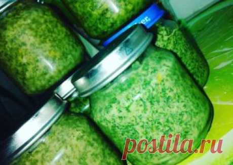 Укропный соус на зиму🥦#заготовки Автор рецепта Анастасия - Cookpad