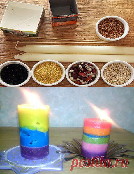 Делаем свечи в домашних условиях &amp;raquo; Самоделки, поделки своими руками
