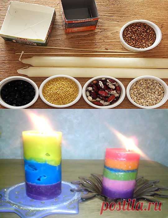 Делаем свечи в домашних условиях &raquo; Самоделки, поделки своими руками