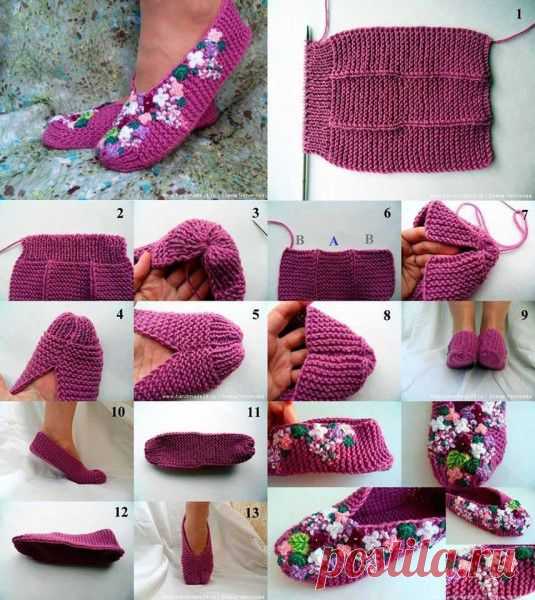 DIY Homemade Lilac Slippers - Find Fun Art Projects to Do at Home and Arts and Crafts Ideas
