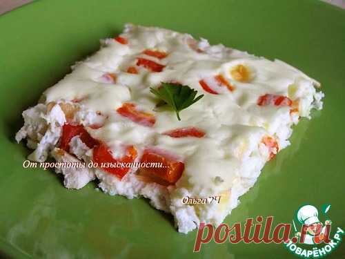 Белковая фриттата с курицей и брынзой – кулинарный рецепт