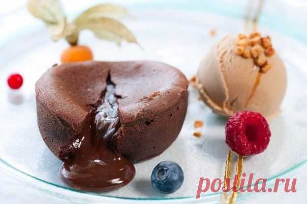 Fondant au chocolat — волшебное пирожное
