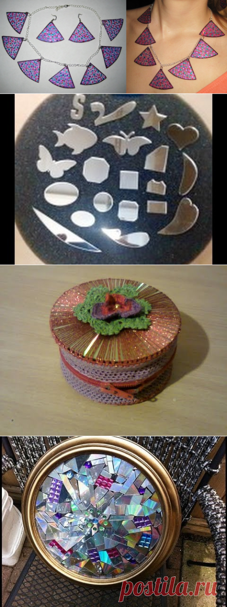 DIY Украшение из дисков. Мастер-класс \ Decoration of the disks - YouTube