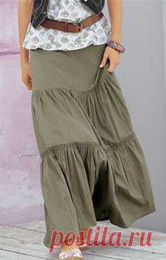 Юбка в пол выкройка от Анастасии Корфиати