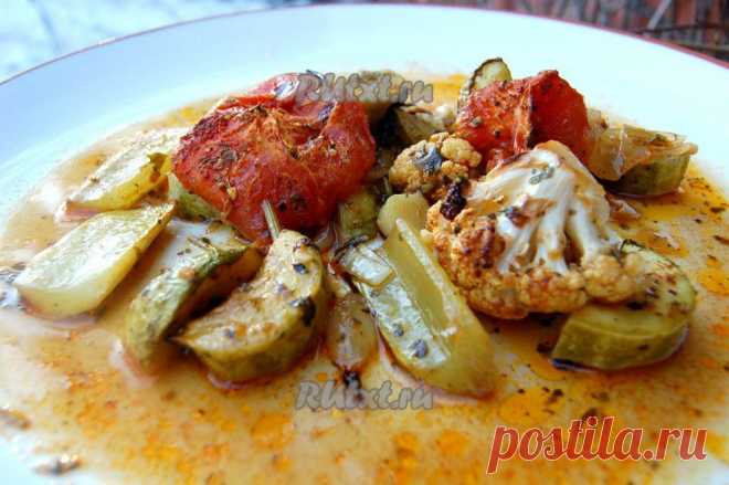 Рецепт овощей, запеченных в духовке | Интересные рецепты