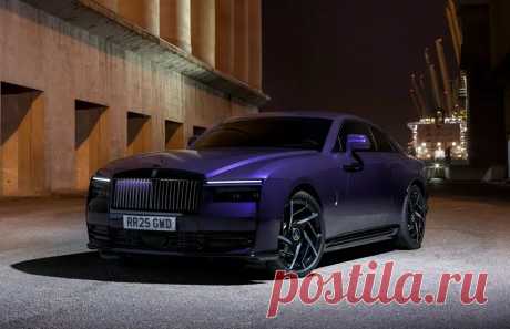 Rolls-Royce Spectre Black Badge 2025: самый мощный в истории электрический седан
