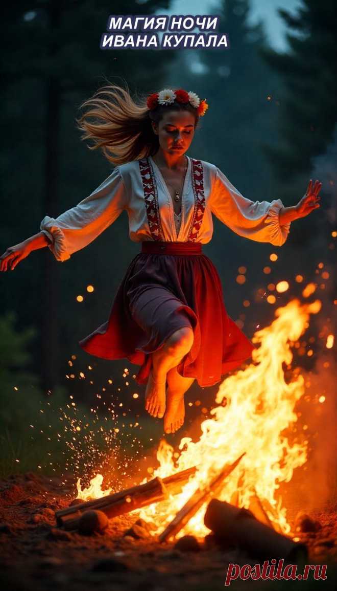 ✨ Откройте для себя магию Ночи Ивана Купалы! ✨

Погрузитесь в самую мистическую ночь славянского летнего солнцестояния с музыкальным видео! Станьте свидетелями древних обрядов, оживающих на ваших глазах:

🔥 Прыжок через огонь: Символическое очищение.
💧 Омовение в лунных водах: Обновление.
🌿 Пускание венков: Отправьте мечты вниз по течению реки.

Испытайте энергию огня, спокойствие воды и очарование.
👉 Смотрите полное завораживающее видео.
👉 Сохраните и поделитесь магией!