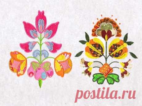 Applique Folkart Flowers - DesignsBySiCK.com - 20 Designs10 Designs Fit 4x4 Hoops10 Designs Fit 5x7 Hoops embroidery designs