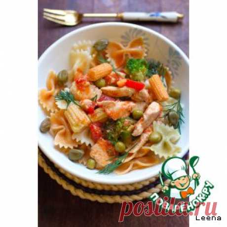 Фарфалле (бантики) с неаполитанским томатным соусом - кулинарный рецепт