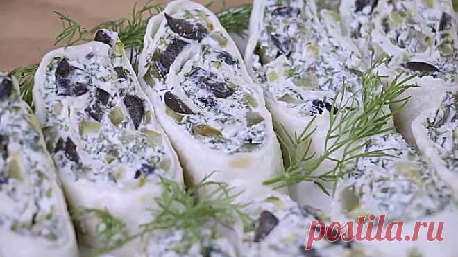3 варианта быстрых и вкусных закусок из лаваша!