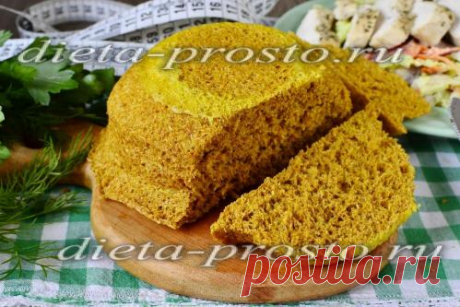 Хлеб в микроволновке по Дюкану, рецепт с фото