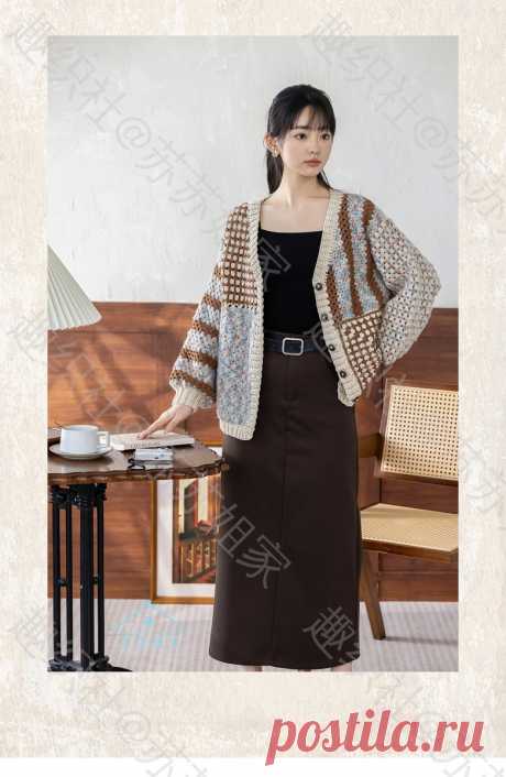 Женские жакеты крючком со схемами | Вязание. Творчество. Кулинария | Дзен