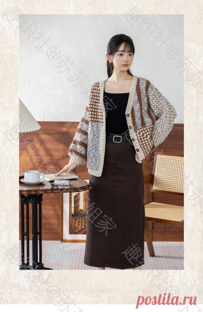 Женские жакеты крючком со схемами | Вязание. Творчество. Кулинария | Дзен