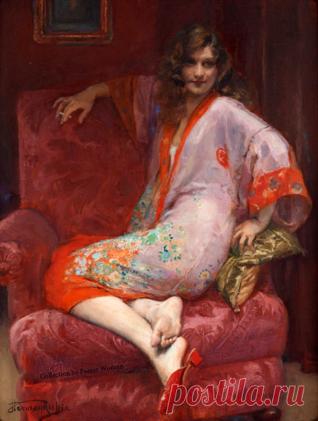Герман Ричир бельгийский художник (1866-1942)