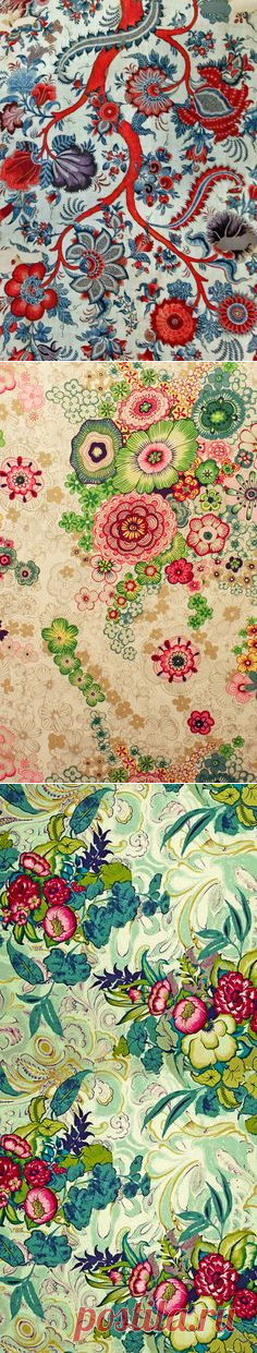 Blue flowers pattern | Papel de diseño imprimir