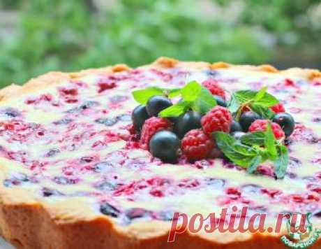 Творожный пирог с брусникой и смородиной – кулинарный рецепт