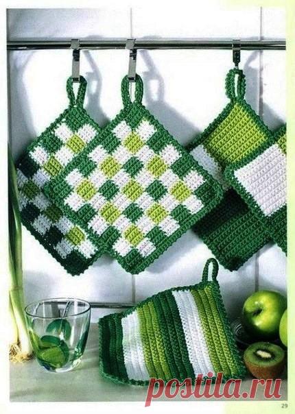 Прихватки крючком