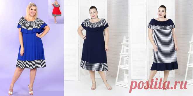 Летнее платье большого размера «Марсель-однотонная» 
Размеры: с 48 по 82! 
Ткань: вискоза х/б однотонная,отделка вискоза полоска.
Цвета:электрик,красный,синий.
ОПТ: 
Показать полностью…