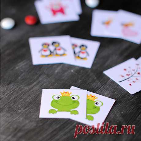 Игра &quot;Мемори&quot; ко дню Св. Валентина для печати | Всё для развития ребенка