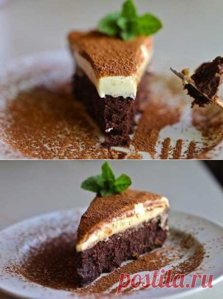 🍰 Трюфельный торт с муссом из белого шоколада