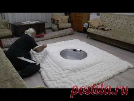 Yün Yorgan Dikimi / Wool Quilt Sewing / الصوف لحاف الخياطة / Шитье Одеяло шерстяное/ Colcha De Lã