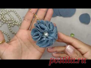 Flor com Retalhos de Jeans [Passo a Passo]
