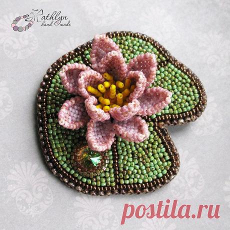 Кувшинки из бисера | 3vision - Fashion blog