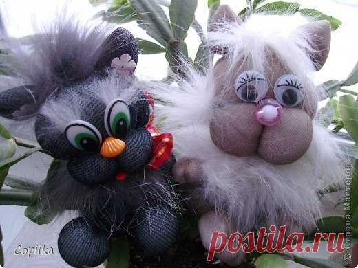 Котики из колготок