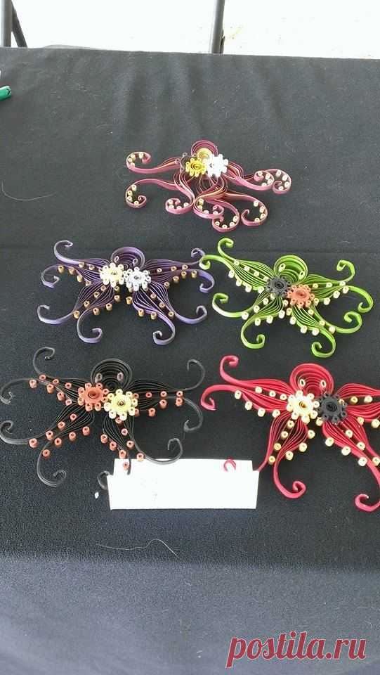 Paper Quilled Steampunk Octopus & Gear от eclectikadesignsetsy