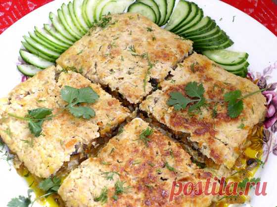 Запеканка куриная с грибочками — Сад Заготовка