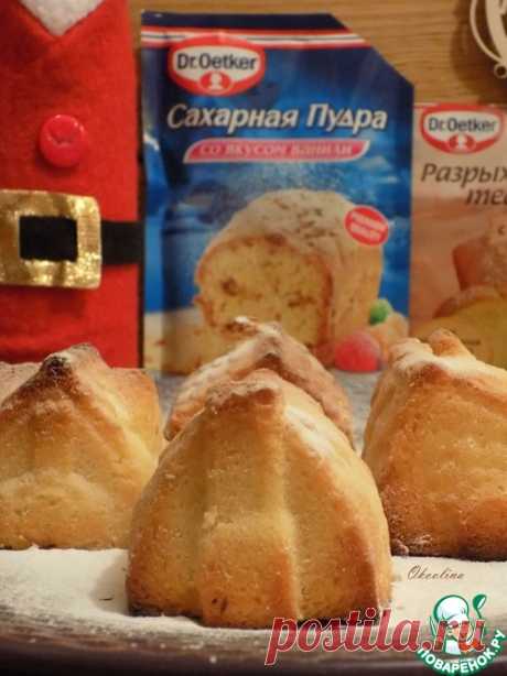 Лимонные кексы с ликёром – кулинарный рецепт