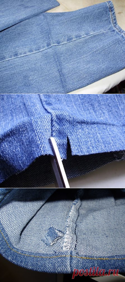 Одеяло, Knit, Run, Шьют: Учебное пособие - подшивать джинсы - метод Quilters