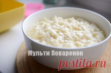 Молочная рисовая каша в мультиварке Панасоник | Мультиповаренок