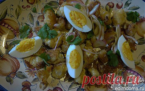 Салат из цветной капусты с заправкой-карри | Кулинарные рецепты от «Едим дома!»