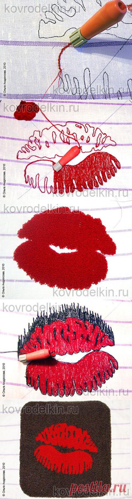 Урок №1. Учимся вышивать. Делаем чехол на табуретку. | Ковровая вышивка | Уроки, мастер-класс | Ковровая вышивка и креативное рукоделие