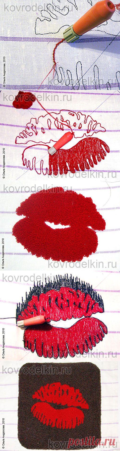 Урок №1. Учимся вышивать. Делаем чехол на табуретку. | Ковровая вышивка | Уроки, мастер-класс | Ковровая вышивка и креативное рукоделие