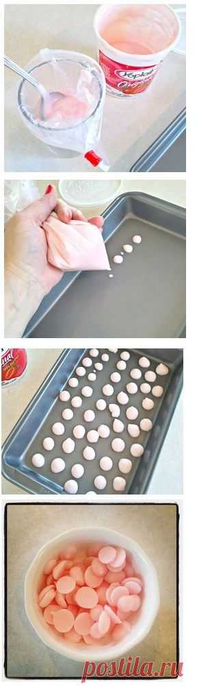 Замороженный йогурт. В жару освежающе Frozen Yogurt Dots!