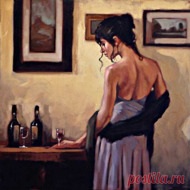 Как вы уже, наверное, догадались, Марка Спейна на создание картин вдохновляет музыка. Его картины - картины настроения, особой атмосферы, движения, он воспевает женственность, красоту, самое прекрасное.