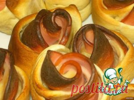 Розочки из колбасы - кулинарный рецепт