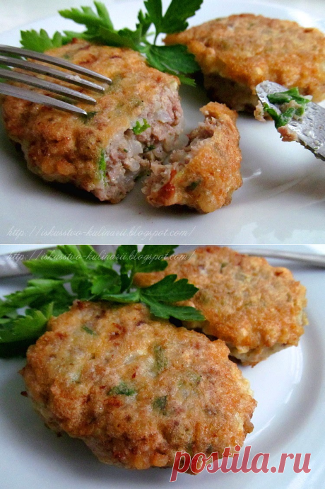 Постигая искусство кулинарии... : Котлеты "Женское бедрышко" (Kadınbudu köftesi).