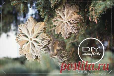 Невероятно красивые снежинки из бумаги / Рукоделие