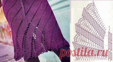 Юбка крючком